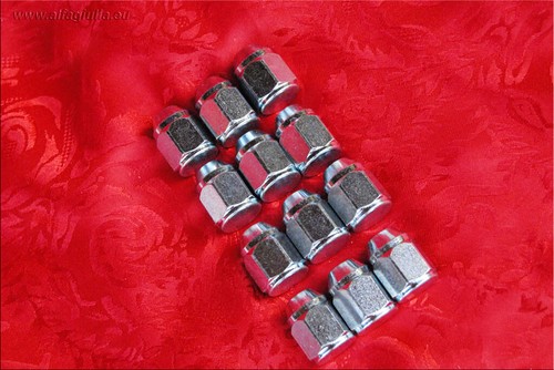 Dadi ruota KM10 M10x1,25x28 Renault R4 R5 R6 Ecrous Radmuttern wheel Nuts - Foto 5 di 12