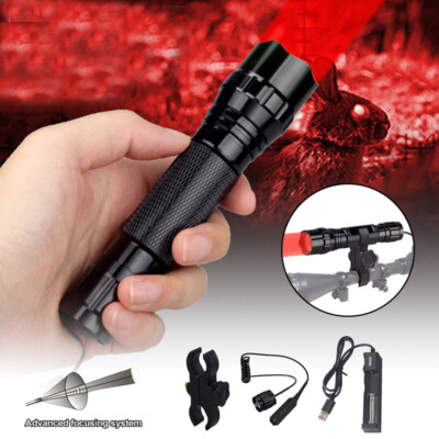 Lampe Torche Rouge 670nm à 9 LED - Lumière Rouge Profonde Pour Les Yeux, Portable Avec Bracelet