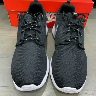 Nike Roshe Run One Black Metallic Silver Platinum White