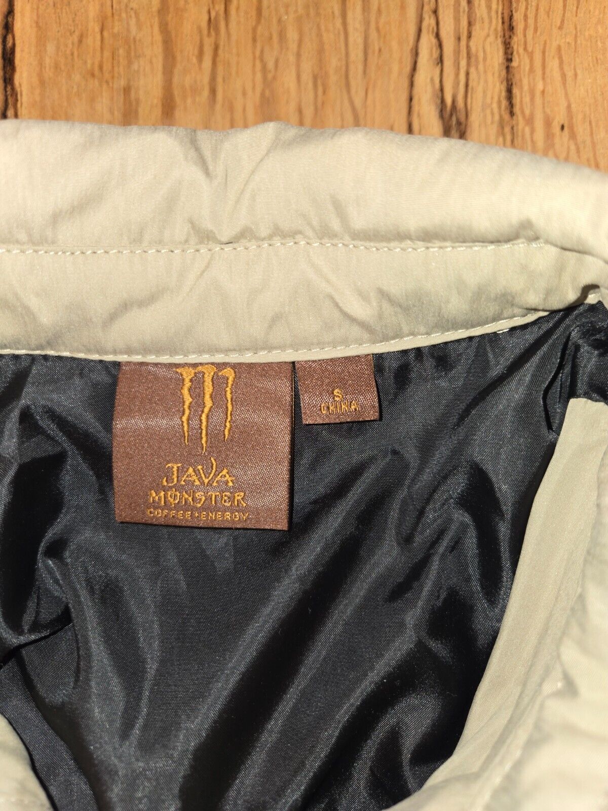 Java Monster Coffee Quilted Jacket Womens Tan Siz… - image 9