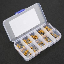 Tantalum Capacitor Assortment Kit - Assorted Capacitors with Box for DIY Use