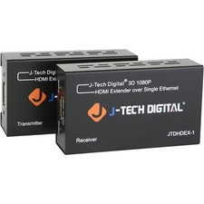 HDMI Extender over cat5e/6 1080P200ft HDMI Balun Over Single Ethernet Support...