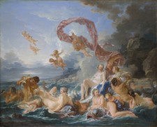 Francois Boucher - The Triumph of Venus Giclee Fine Art Print on Canvas Wall 36"