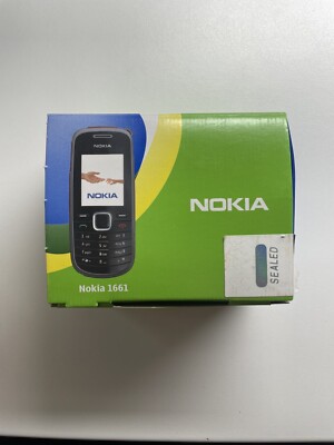 New Vintage Nokia 1661 Prepaid Cell Phone NEU !!
