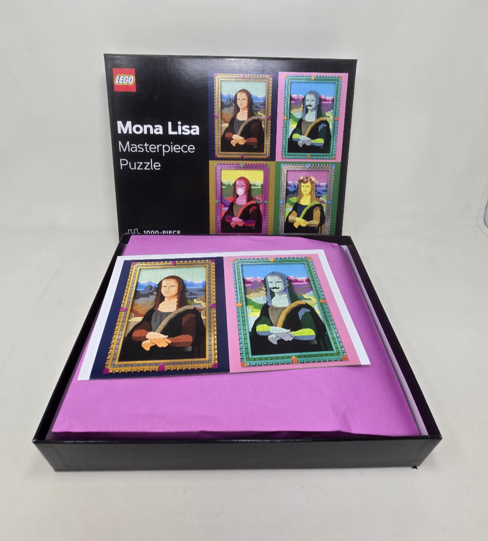 LEGO Masterpiece Puzzle: Mona Lisa 1000-Piece Jigsaw Puzzle *NEW w