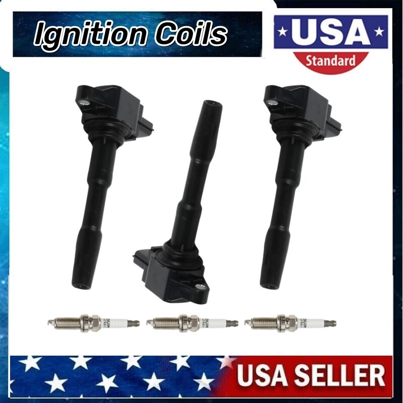 3x Ignition Coil  IRIDIUM Spark Plug Kits for Smart Fortwo 2016 2017 L3 0.9L CA