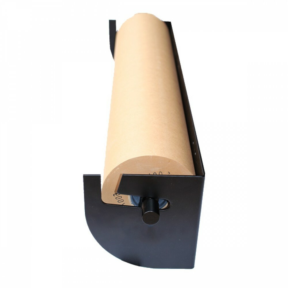 KRAFT PAPER BUTCHERS ROLL DISPENSER WALL MOUNTED SET 450MM Same Day
