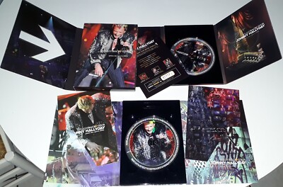 JOHNNY HALLYDAY COFFRET 2 DVD EDITION COLLECTOR DE LUXE FLASHBACK TOUR 2006