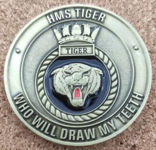 HMS Tiger Commerative Coin - Afbeelding 1 van 2