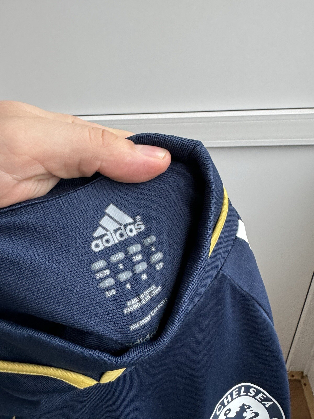 ADIDAS CHELSEA 2010 2011 TRAINING FOOTBALL SHIRT SOCCER JERSEY Size S thumbnail 6