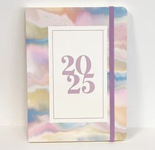 Pen + Gear 2025 Weekly Monthly Planner Soft Cover Tie Dye NEW 6" x 8"