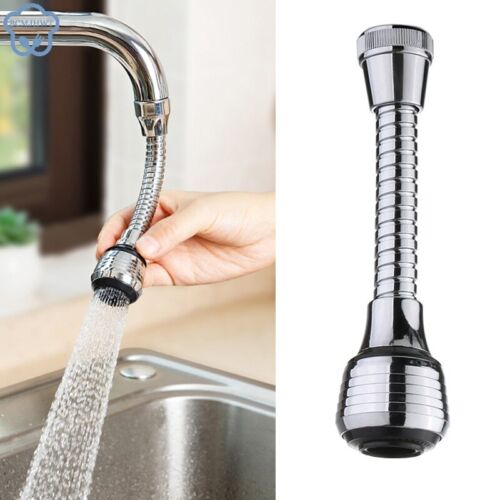 Kitchen Gadgets 2 Modes 360 Rotatable Bubbler High Pressure Faucet Extender Wate - Picture 1 of 7