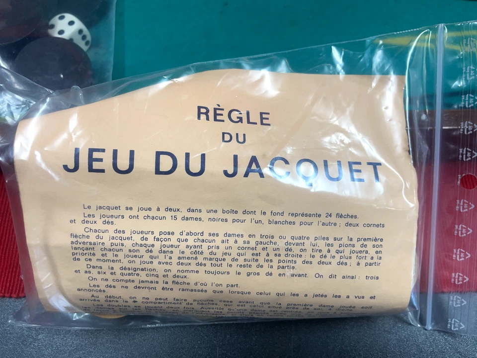 ANCIEN JEU DE JACQUET backgammon - Photo 2/4