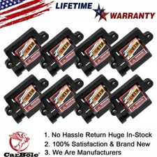 Square 8 Pack Ignition Coils For Chevy Silverado 1500 GMC Yukon 4.8/5.3/6.0/8.1L