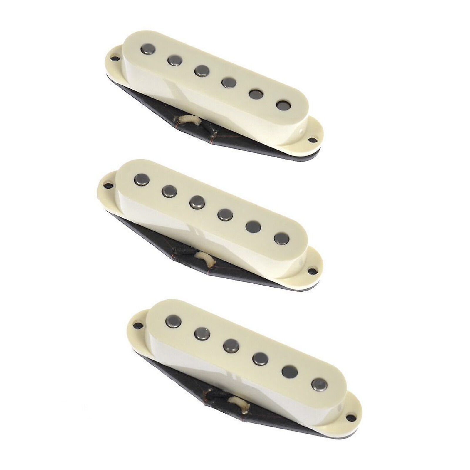 Lindy Fralin Vintage Hot Stratocaster Pickup Set (Parchment Covers)