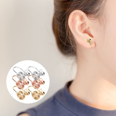  6 Pcs Keloid Earrings Pressure Cuff Clip Ohrclip Ohrringe Kind Unsichtbare