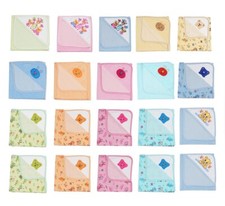 Multi color Baby Bed Protecting Water Absorbing Baby Dry sheet Pack of 20 