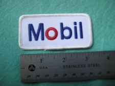 Vintage Mobil Gasoline Service Dealer Uniform Patch