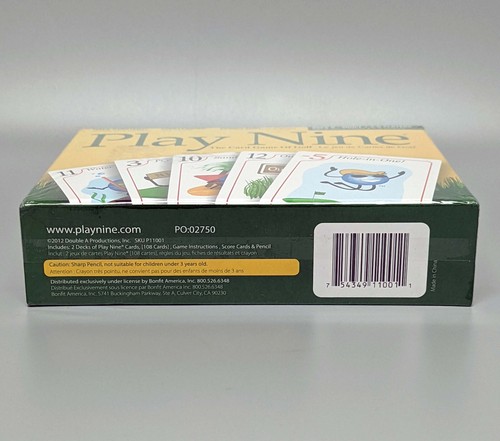 Nuevo Juego de Nueve Cartas de Golf 2012 Precintado - Imagen 4 de 4