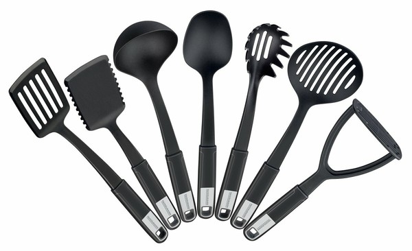 Fackelmann KüChenhelfer-Set Mit Kochbesteck Aus Kunststoff Kochen Besteck Sense-image