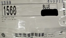 Alpha Wire 1560 #12awg Tinned Copper PVC Hook-Up MIL-W-76B 80C/1000V BLUE /10ft
