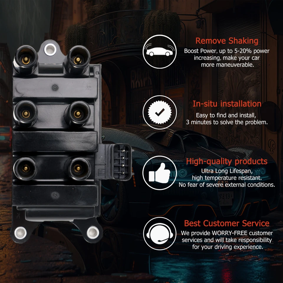 1X OEM Ignition Coil For 01-08 Ford F-150 4.2L Taurus Mercury 3.0L Mustang FD498 Foto 3 de 4