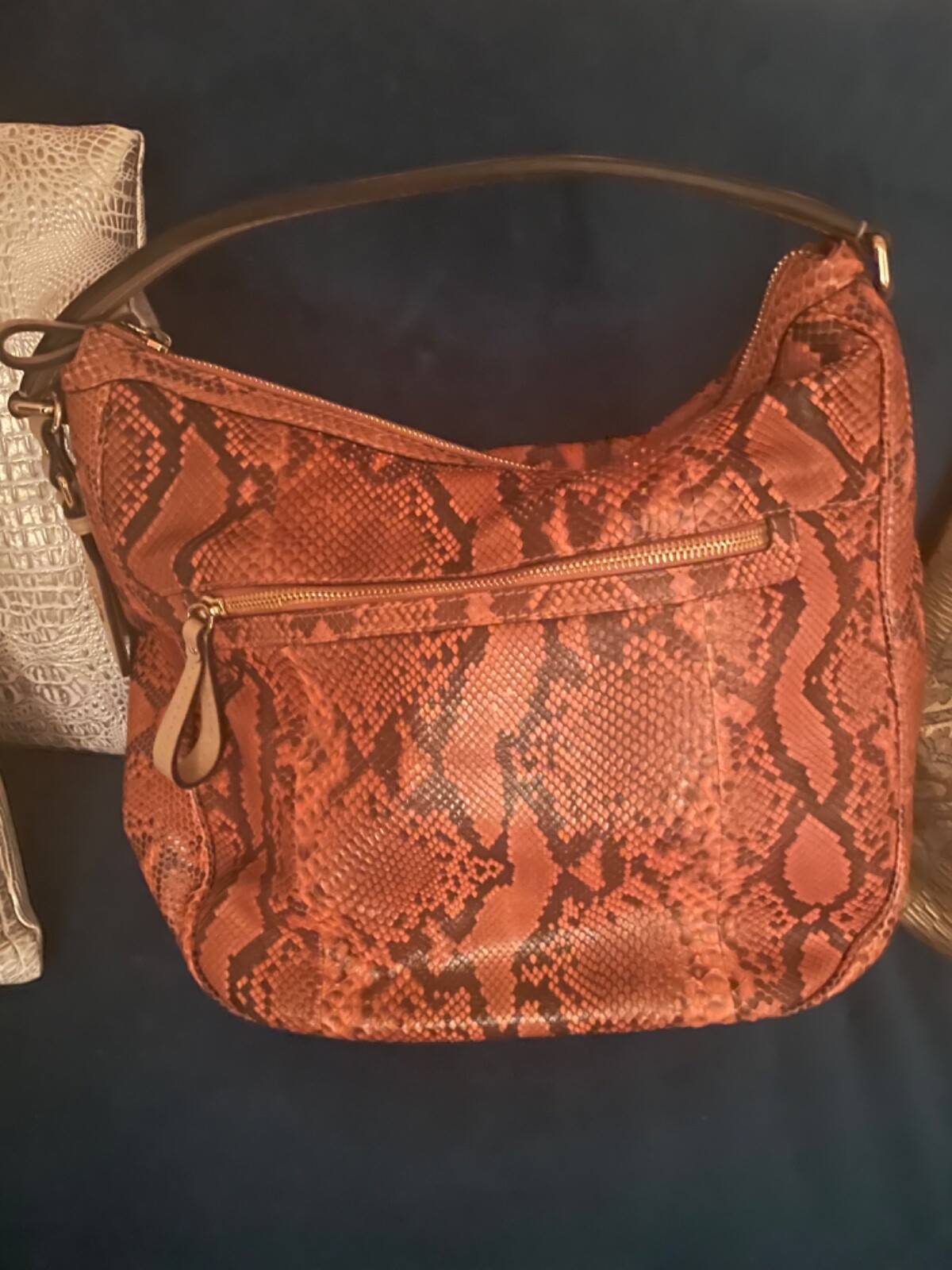 Authentic Gucci Large Python  Hobo Bag - image 1