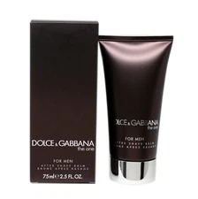 DOLCE & GABBANA THE ONE FOR MEN AFTER SHAVE BALM 75 ML/2.5 FL.OZ. NIB