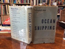 “Ocean Shipping” By Steward R. Bross (1956 First Edition HC/DJ) SIGNED
