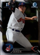 2016 Bowman Crome Prospects #BCP7 Brady Aiken Cleveland Indians