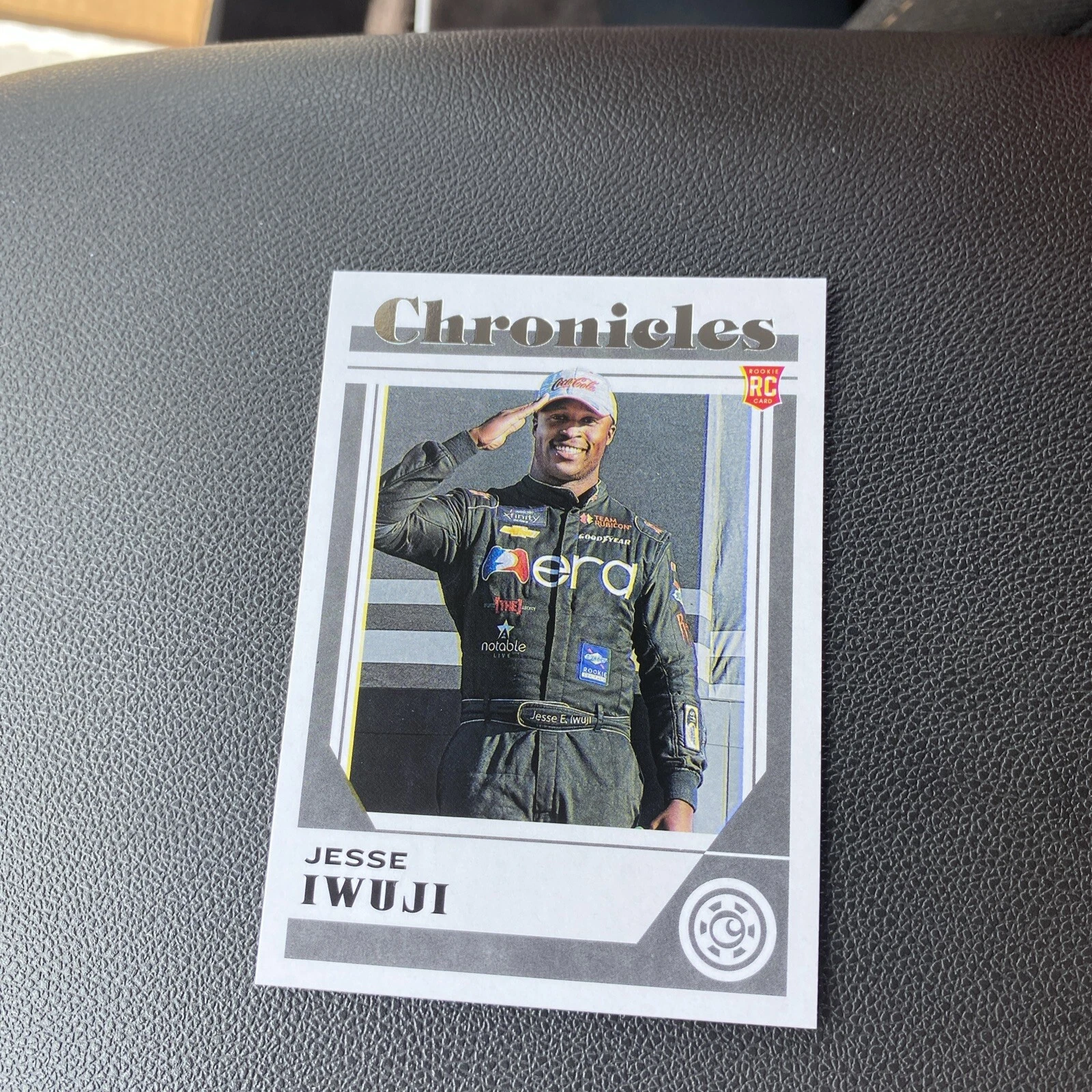 2023 Chronicles Racing Nascar card JESSE IWUJI