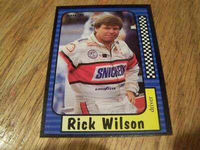 RICK WILSON 1991 MAXX NASCAR RACING TRADING CARD | eBay