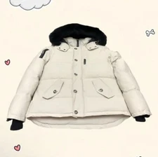 2024AW New Moose Knuckles Scissors Down Hooded Jacket Men Women