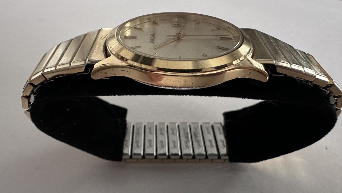Pulsar V722-X036 Quartz Analog Gold Tone Men's Watch | eBay