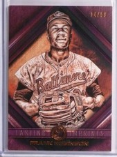 2016 Topps Legacies Of Baseball Lasting Imprints Frank Robinson #D14/50