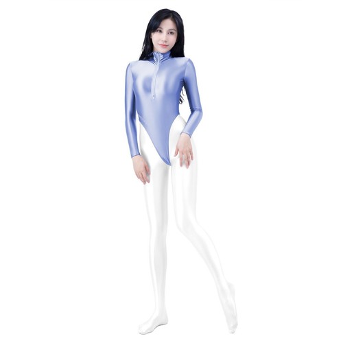 AMORESY Mujer Manga Larga Tanga Cremallera Traje de Baño T-back Leotardo Playa Body - Imagen 36 de 58