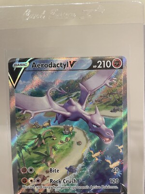 Aerodactyl V Alt Art 180/196 *OC MISCUT ERROR* Lost Origin Pokemon