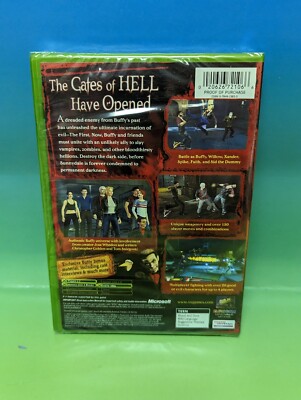 Buffy the Vampire Slayer Chaos Bleeds Microsoft Xbox NEW Sealed
