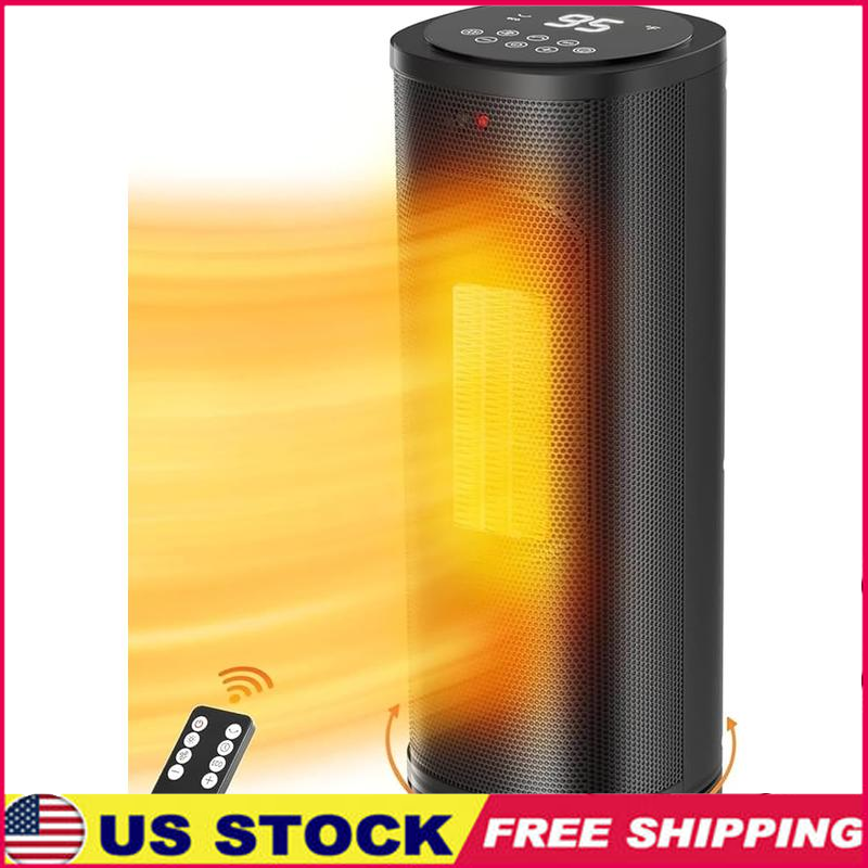 Portable Space Heater with Adjustable Thermostat for Indoor Heating-image