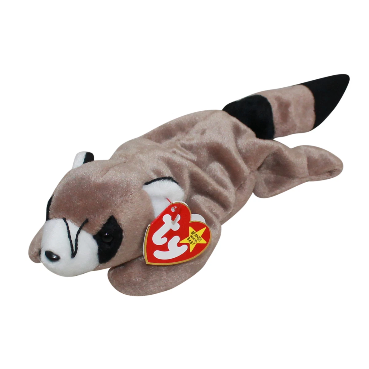 Ty Beanie Baby Ringo MWMT Raccoon 1995