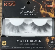 Kiss Matte Lash Couture Eyelashes #831 HKMATO1YZ Matte Black-NEW-SHIPS N 24 HRS