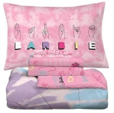 Barbie Tie-Dye Kids Reversible Bed Set-W27879856699, W29002695449