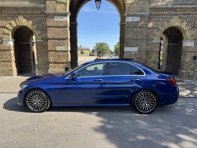 Mercedes-Benz Mercedes C220d 2017 Premium Plus W205 Saloon Blue AMG 2017