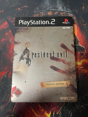 Playstation 2 Resident Evil 4 Steelbook Edition CIB PS2 USK 18