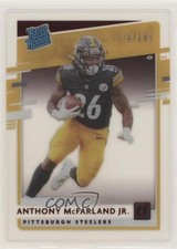 2020 Chronicles Clearly Donruss Rated Rookie Red /199 Anthony McFarland Jr 0gm4