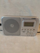 Coby CX-39 Portable AM/FM/ Multiband Radio Plug In And Battery Operated WORKS 