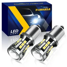 Tomhasa 1156 LED Backup Reverse Light Bulbs 6000K Bright White (2-Pack)