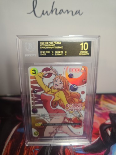 2026 One Piece  Nami ST29-008 ROUND 1 x ONE PIECE Card Promo BGS 10 BLACK LABEL