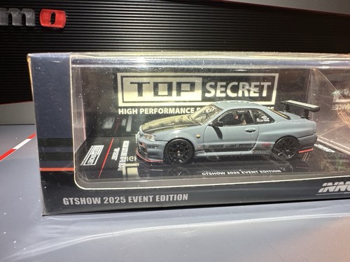 INNO64 NISSAN Skyline GT-R R34 "TOP SECRET" GTSHOW 2025 *LIMITED EVENT EDITION* - Picture 7 of 7