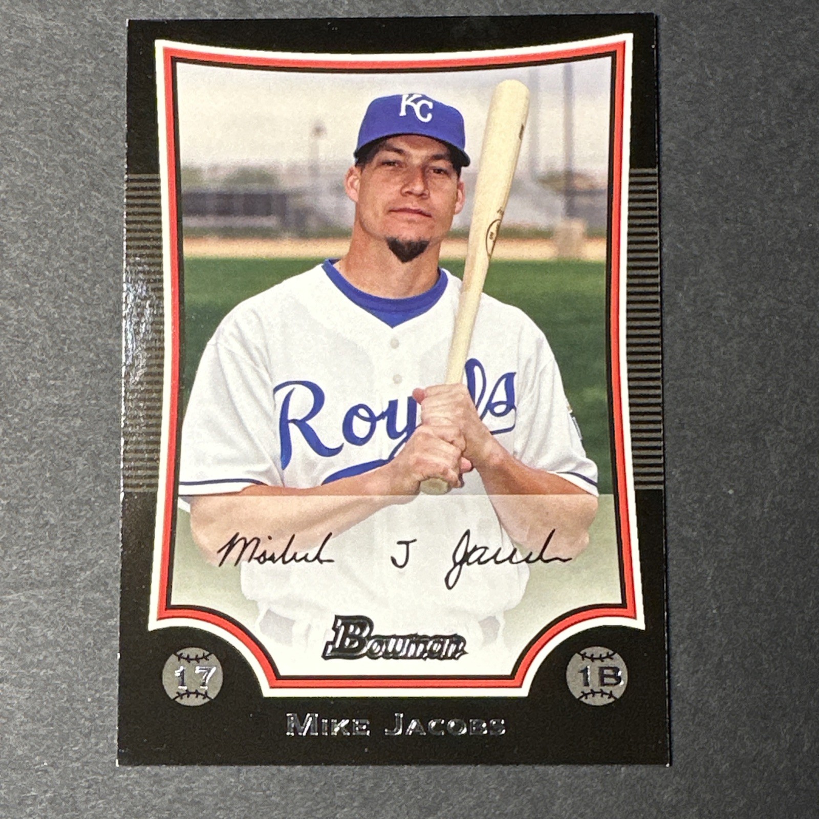 Mike Jacobs 2009 Bowman #47 Kansas City Royals